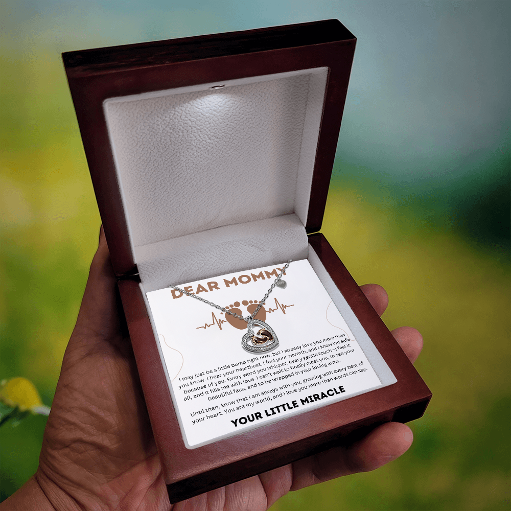 To My Mom - I can't wait to finally meet you - Necklace