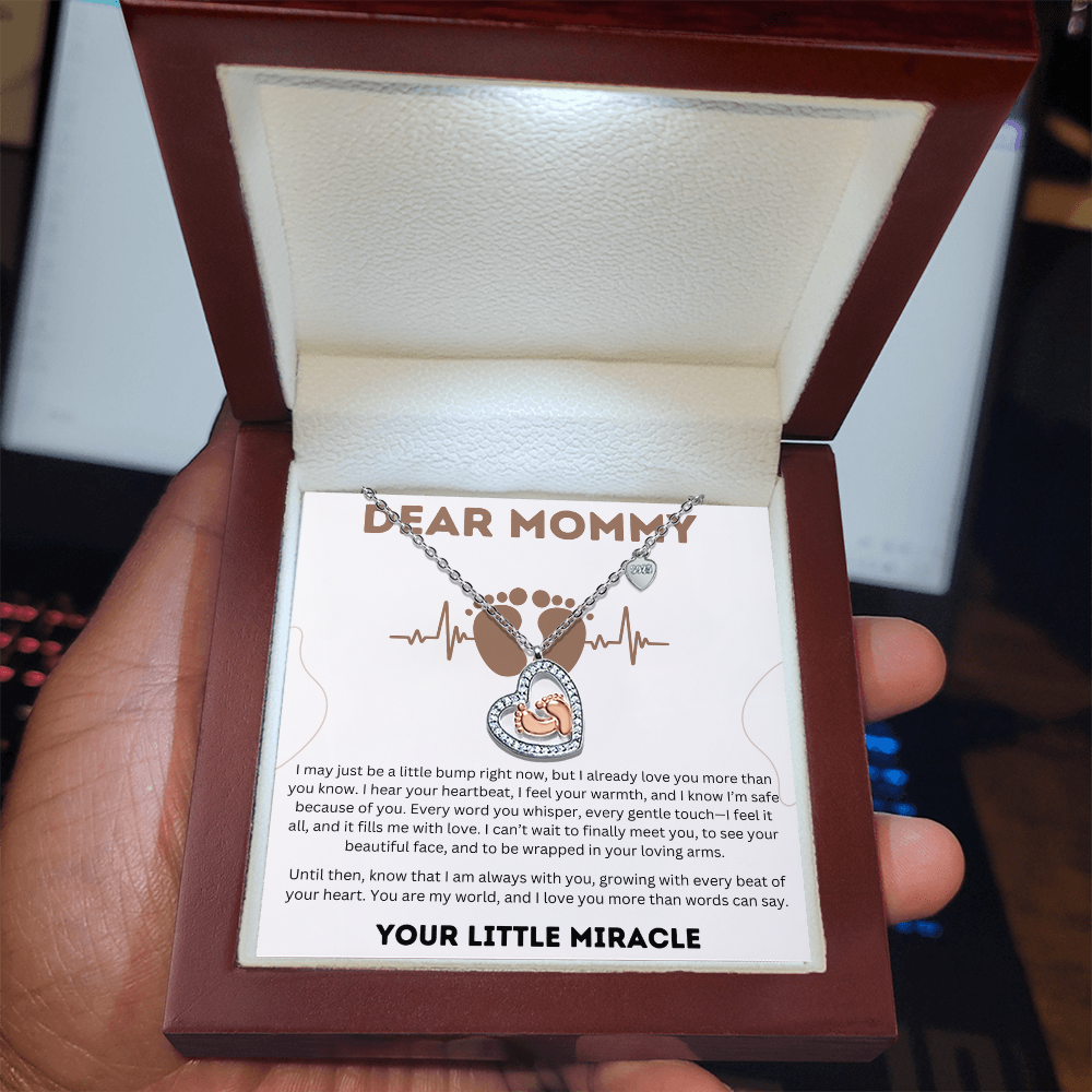 To My Mom - I can't wait to finally meet you - Necklace