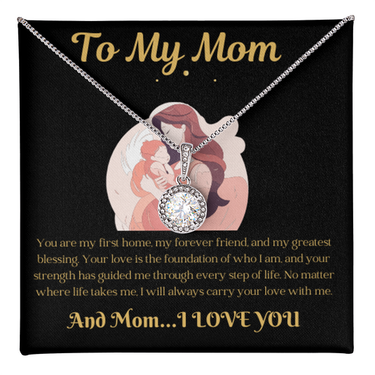 To My Mom-Your love is the foundation of who I am-Necklace